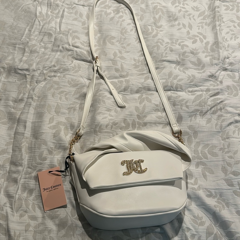 Juicy couture white crossbody bag